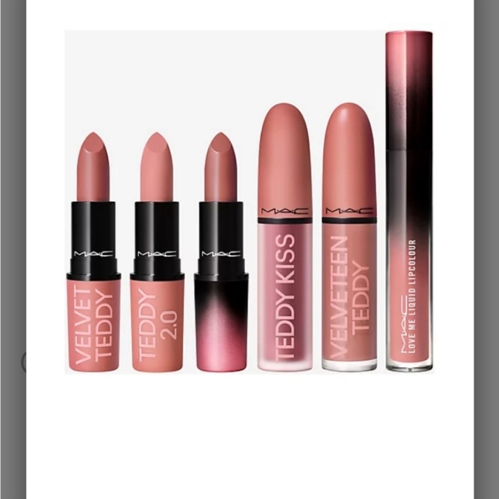 NIB MAC cosmetics velvet Teddy holiday gift set with gift box limited edition - Picture 6 of 8